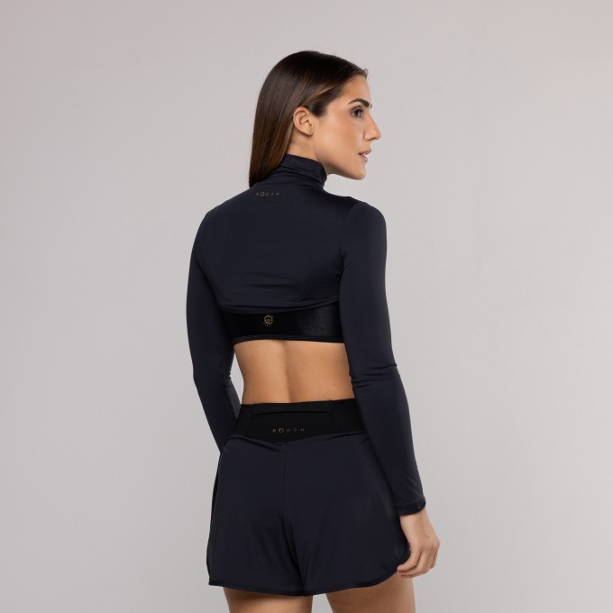 Short Soltinho Light Bolso Preto