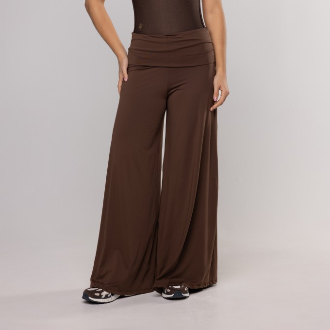 Calça Pantalona Light Cós Vira