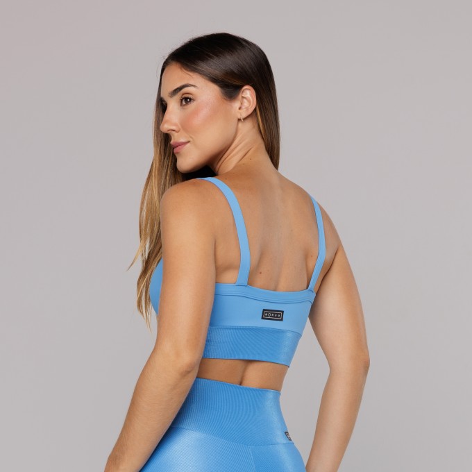 Top Decote Vazado Texturas