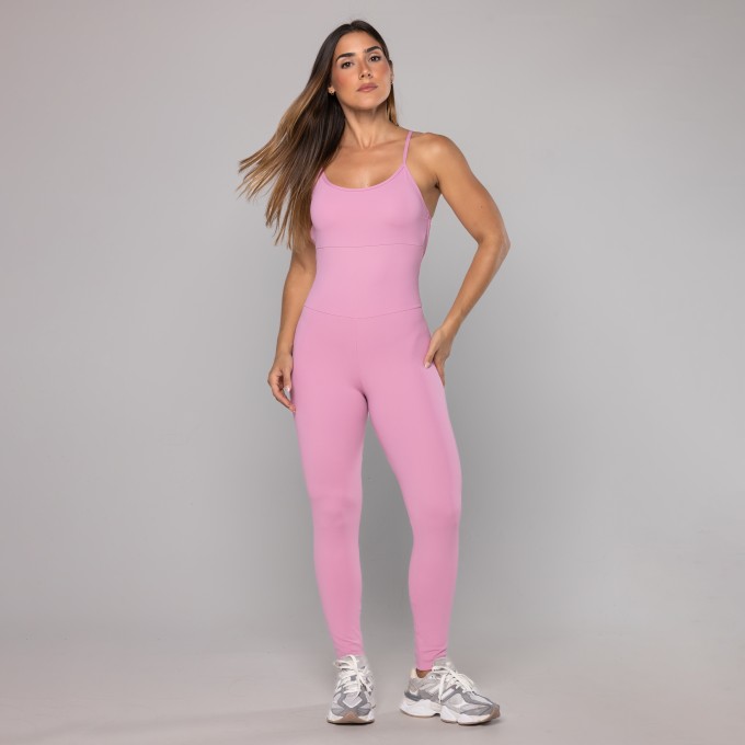 Macacão Flex Bojo e Regulagem Rosê