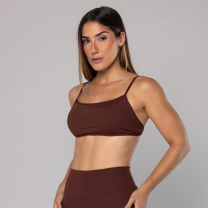 Top Flex Regulável Couro