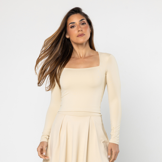 Blusa Decote Reto Sense Palha